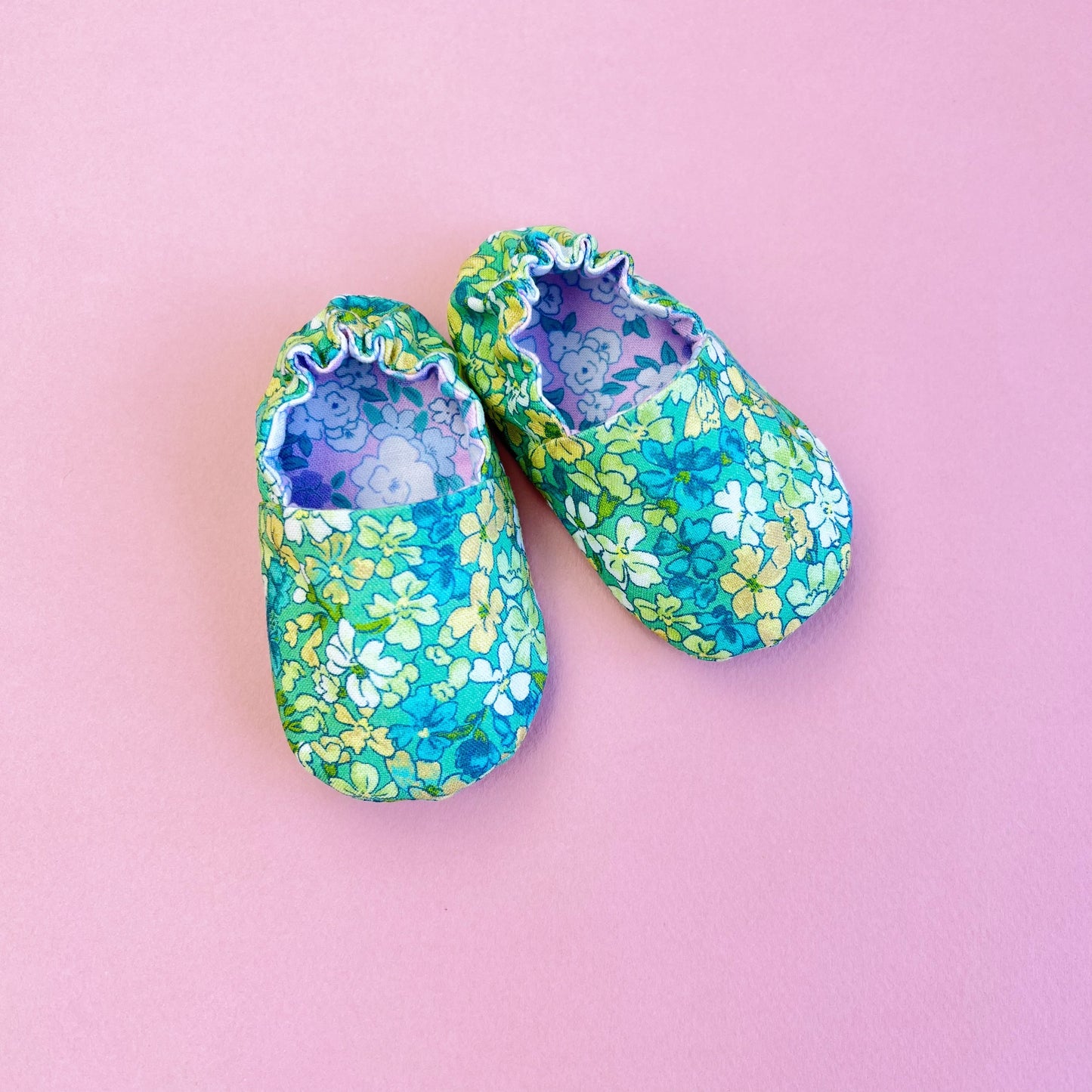 Reversible Baby girl Slippers: Soft & Eco-Friendly Cotton, 0-24 Months