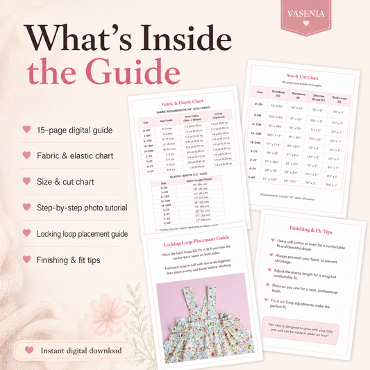 Suspender Skirt Sewing Guide PDF