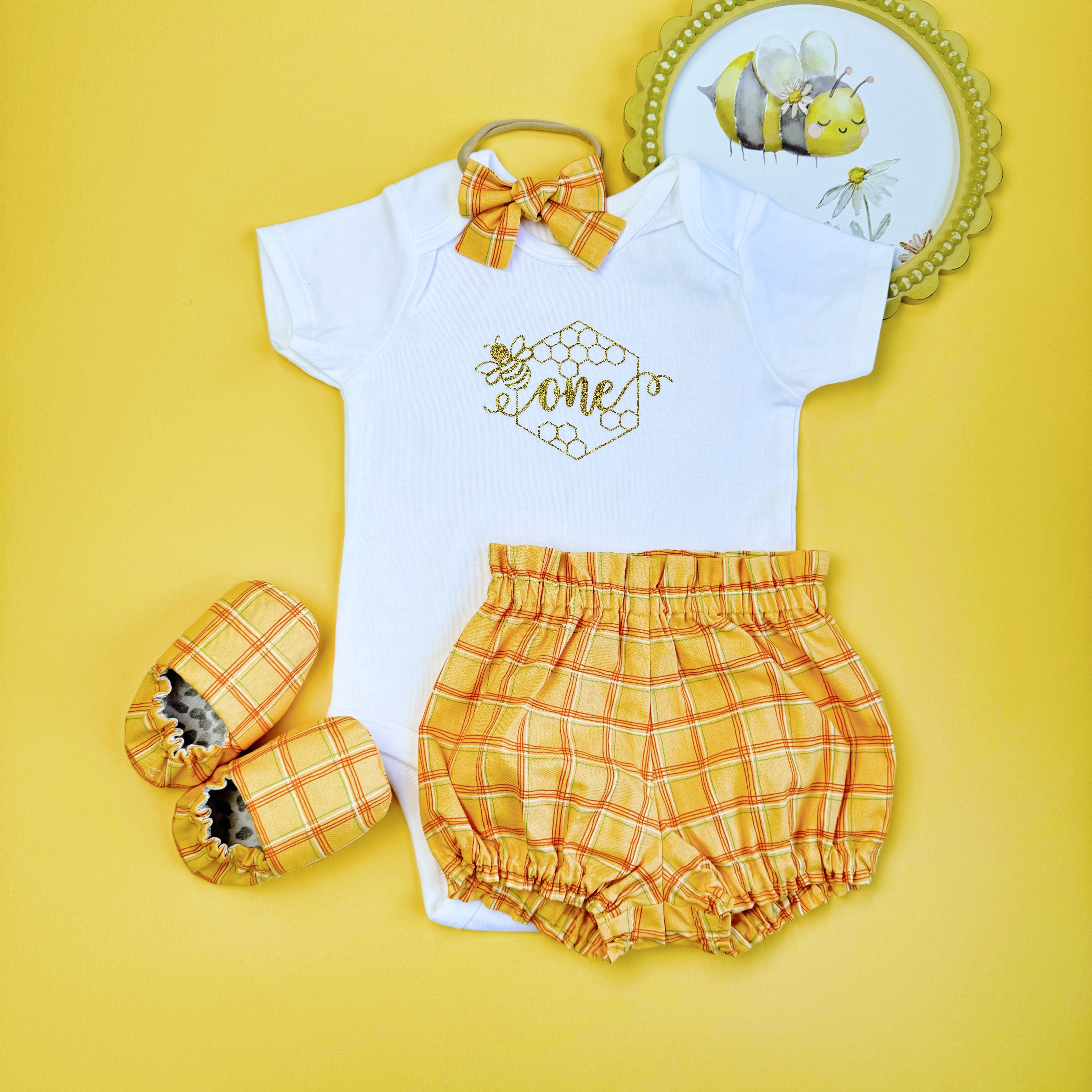 First birthday bee outfit best sale