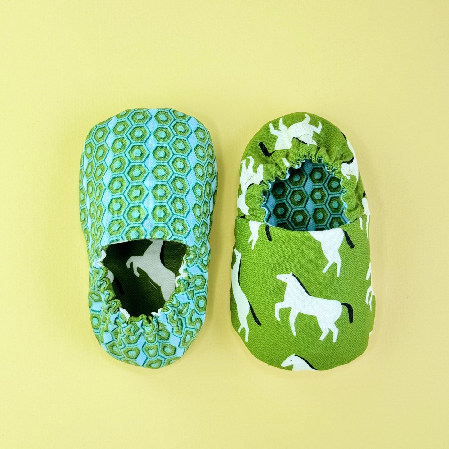 Reversible Baby boy Slippers: Soft & Eco-Friendly Cotton, 0-24 Months