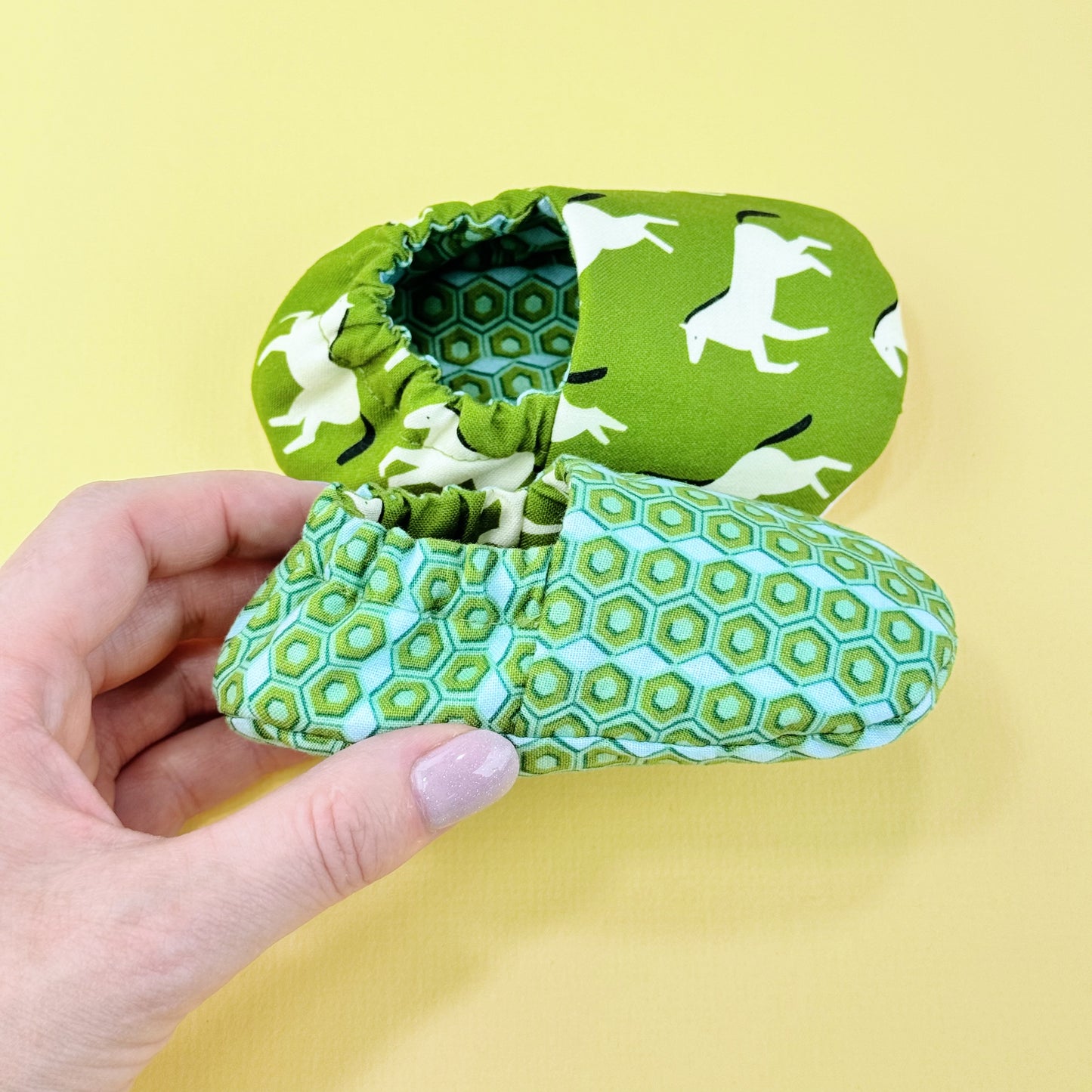 Reversible Baby boy Slippers: Soft & Eco-Friendly Cotton, 0-24 Months