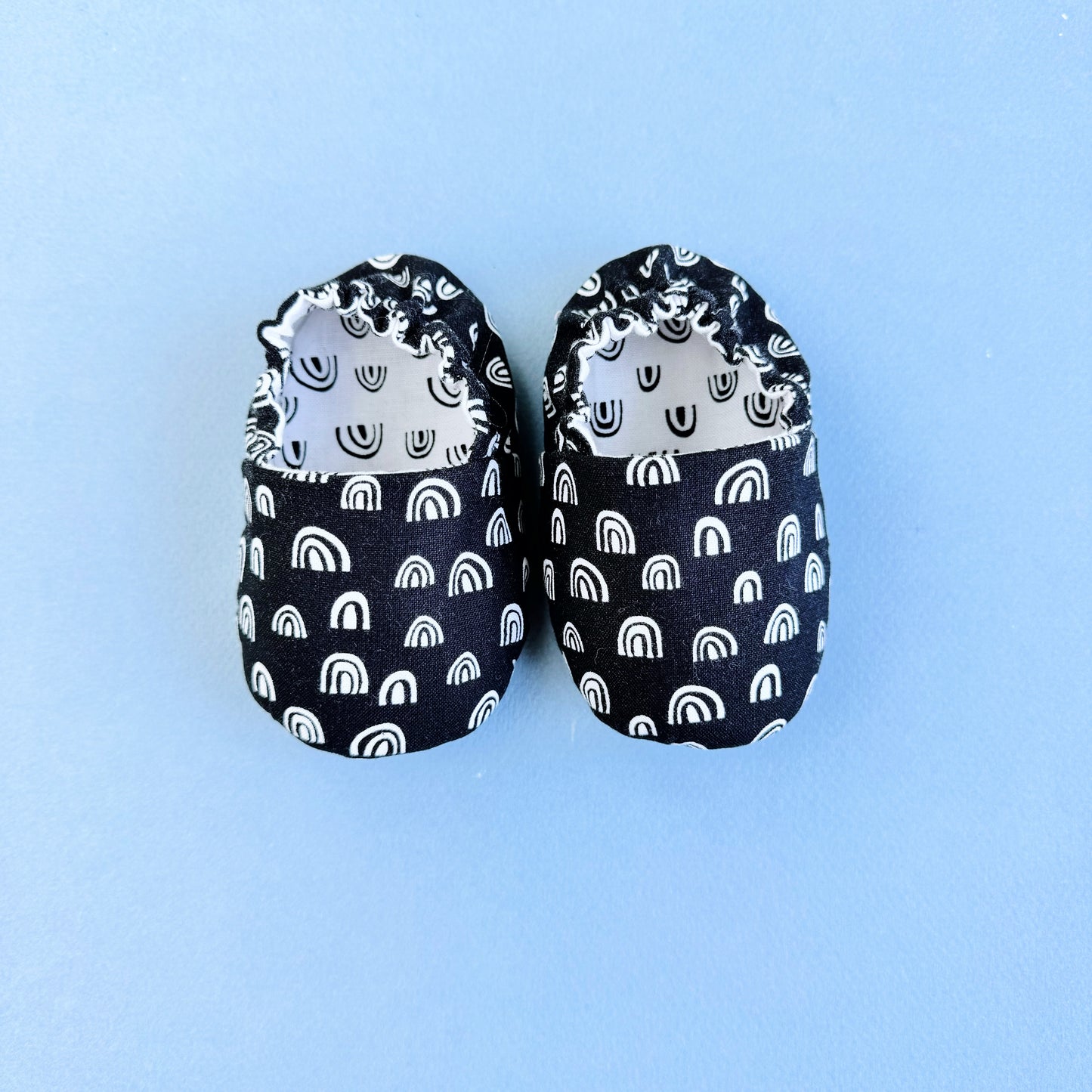 Reversible Baby Slippers: Soft & Eco-Friendly Cotton, 0-24 Months