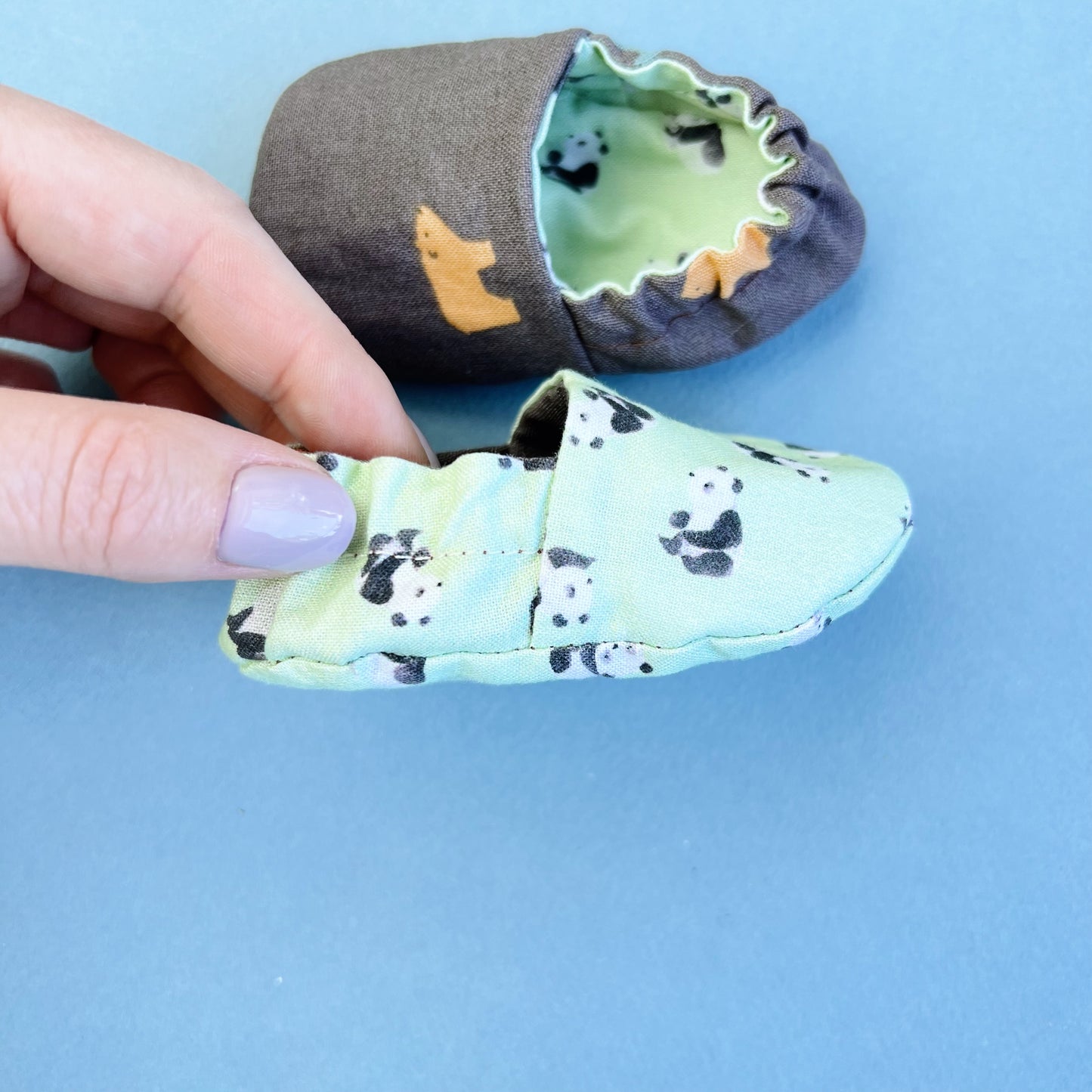 Reversible Baby boy Slippers: Soft & Eco-Friendly Cotton, 0-24 Months