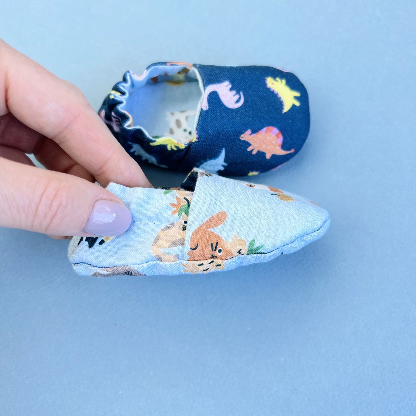 Reversible Baby boy Slippers: Soft & Eco-Friendly Cotton, 0-24 Months