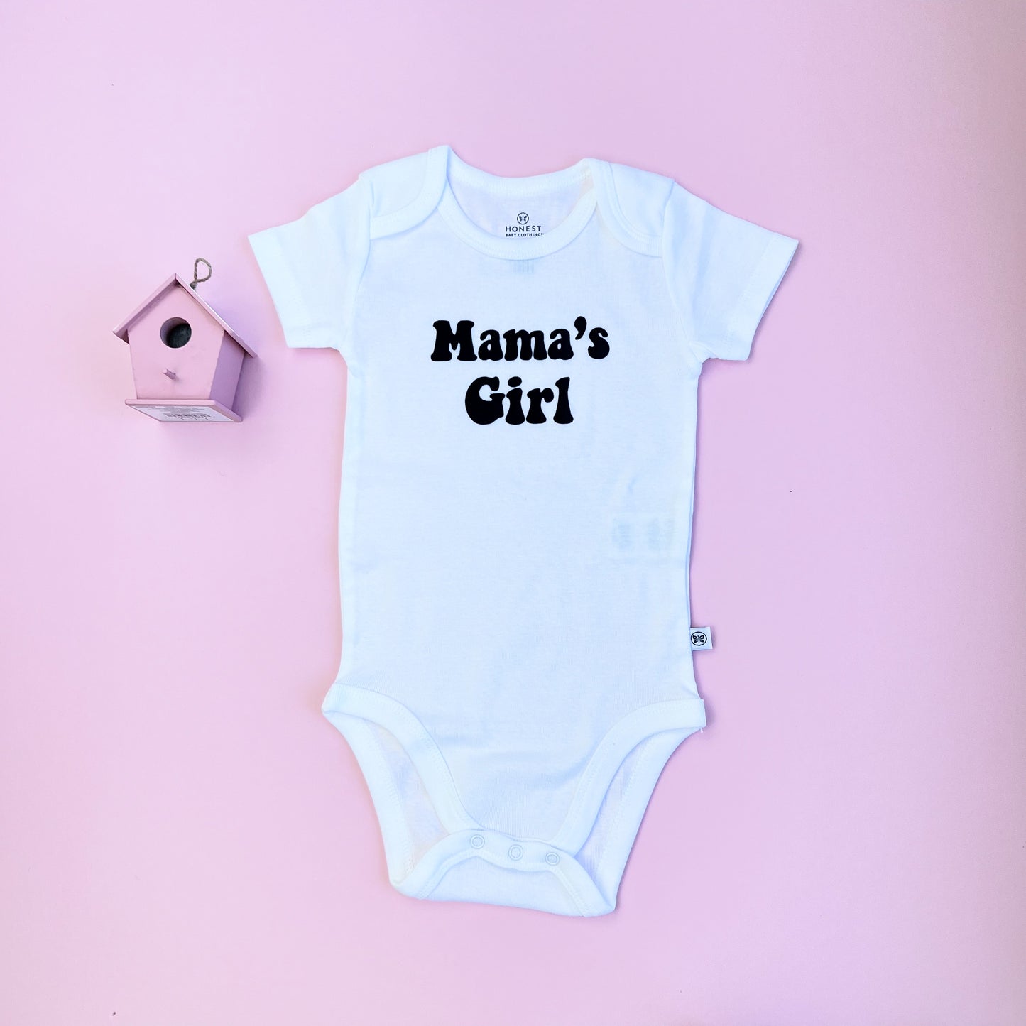 Mother's Day Baby Girl outfit. Mama's girl bodysuit, skirt, slippers and bow.