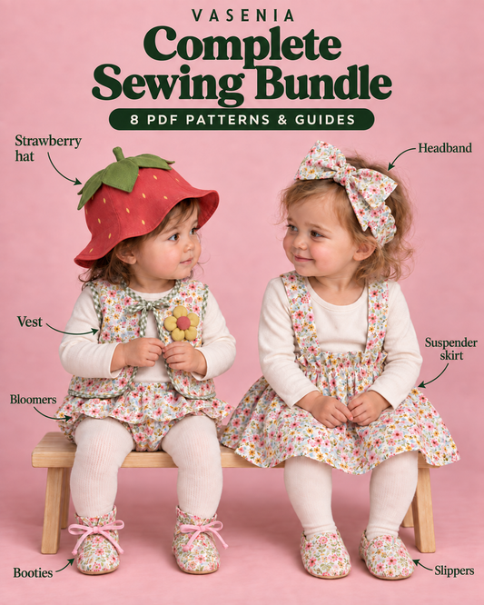 Vasenia Complete Sewing Pattern Bundle | 8 PDF Patterns