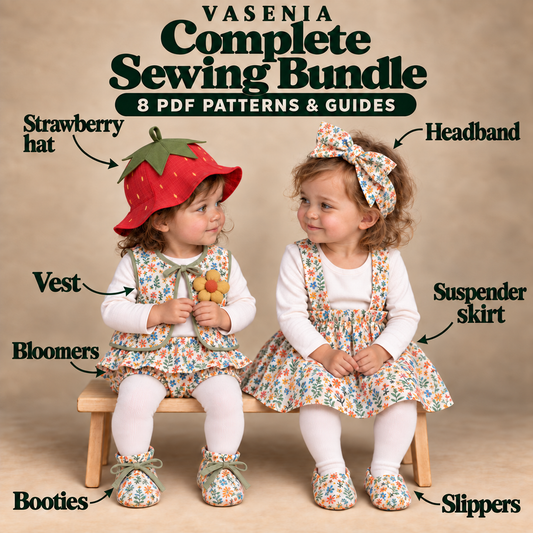 Vasenia Complete Sewing Pattern Bundle | 8 PDF Patterns