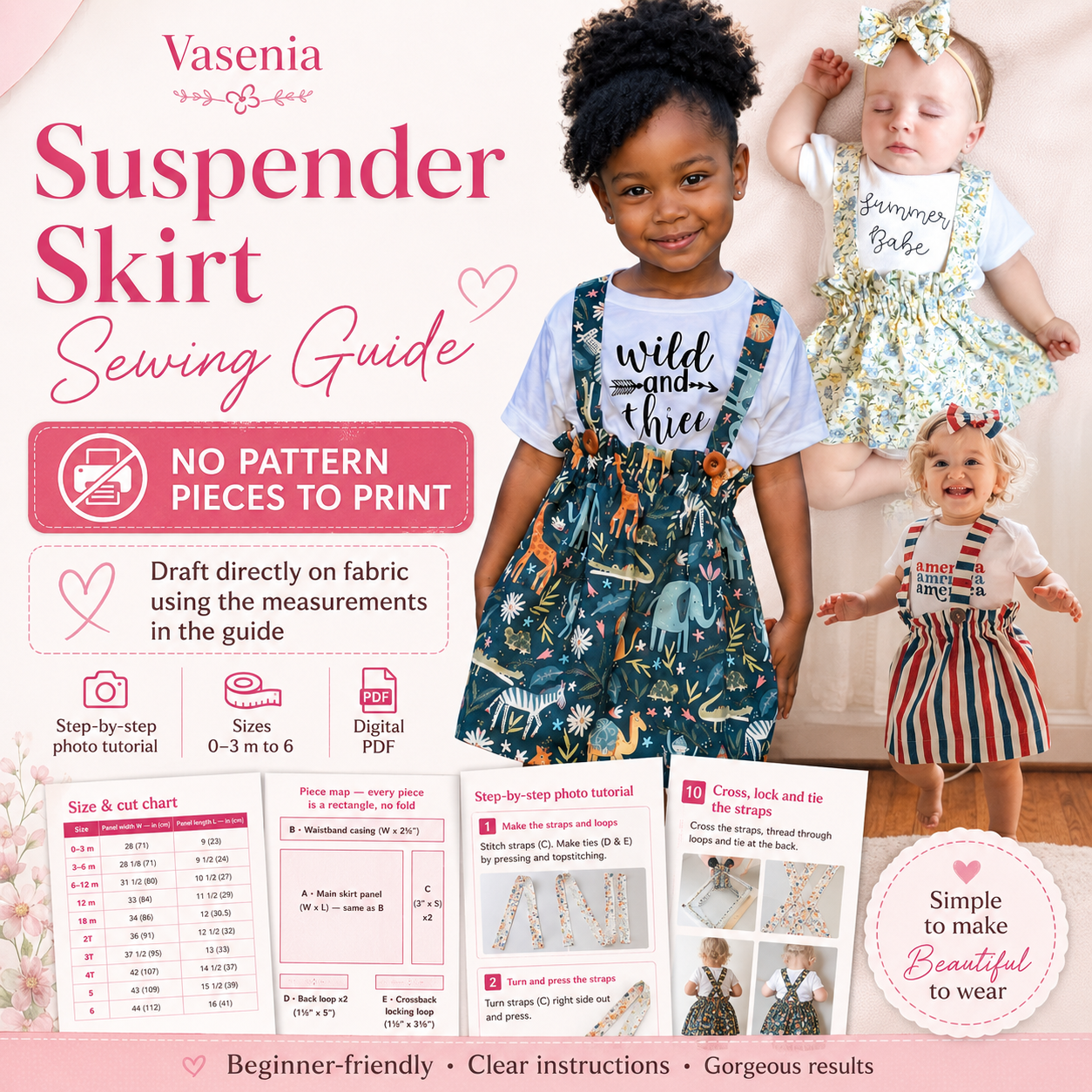 Suspender Skirt Sewing Guide PDF