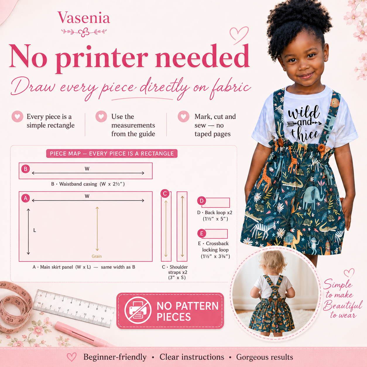 Suspender Skirt Sewing Guide PDF