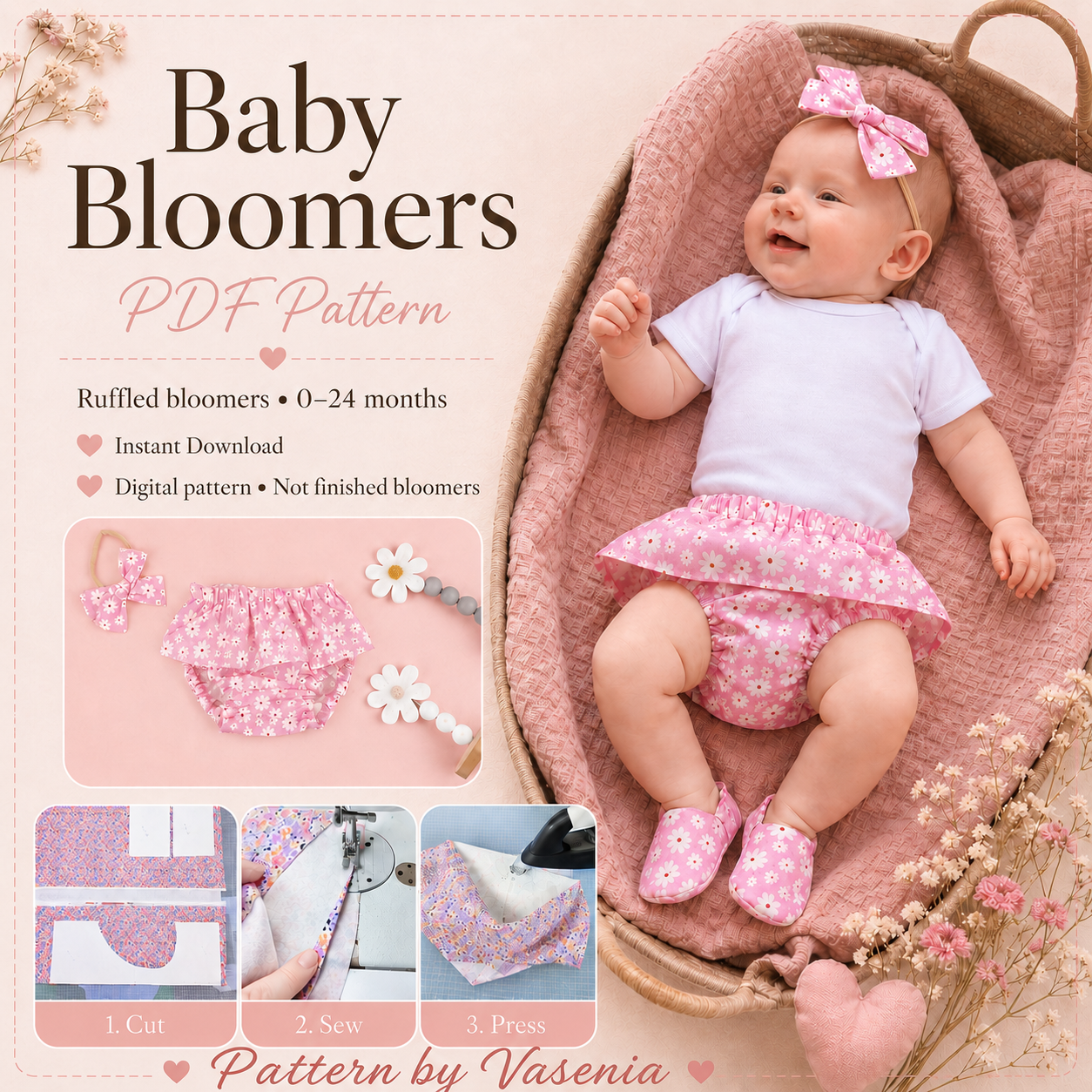 Vasenia Complete Sewing Pattern Bundle | 4 PDF Patterns