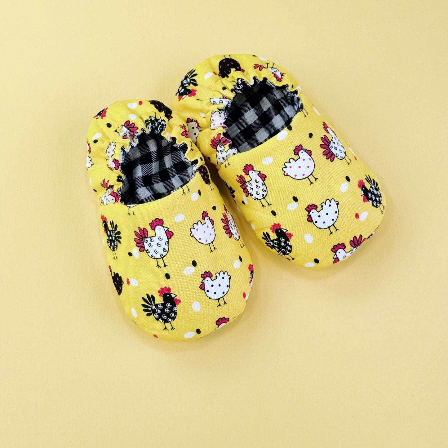 Reversible Baby Slippers: Soft & Eco-Friendly Cotton, 0-24 Months