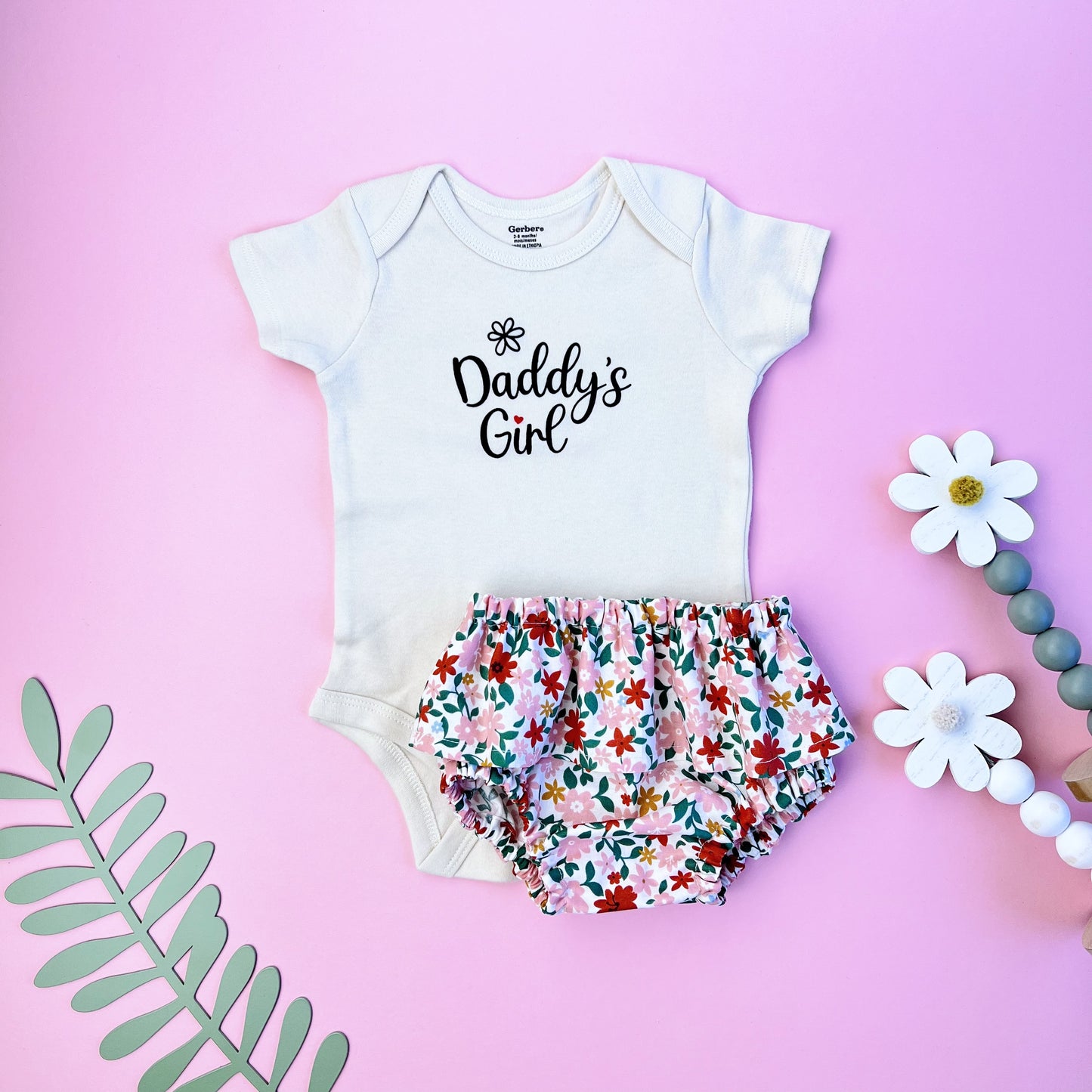 Father's Day Baby Girl outfit.