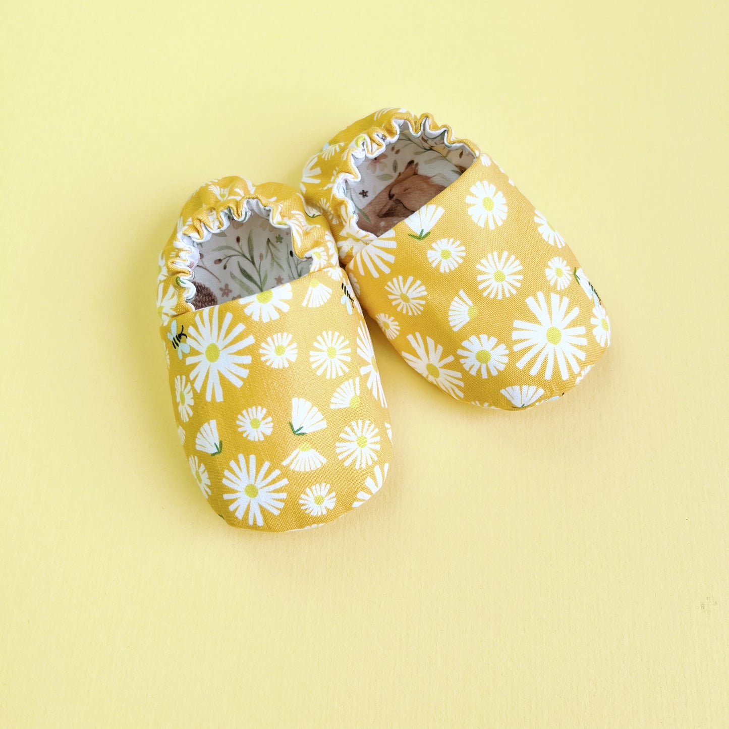 Reversible Baby Slippers: Soft & Eco-Friendly Cotton, 0-24 Months