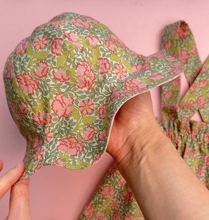 Strawberry Bucket Hat PDF Sewing Pattern, Baby Kids Adult Fruit Hat Pattern, Fully Lined, Printable US Letter Digital Pattern