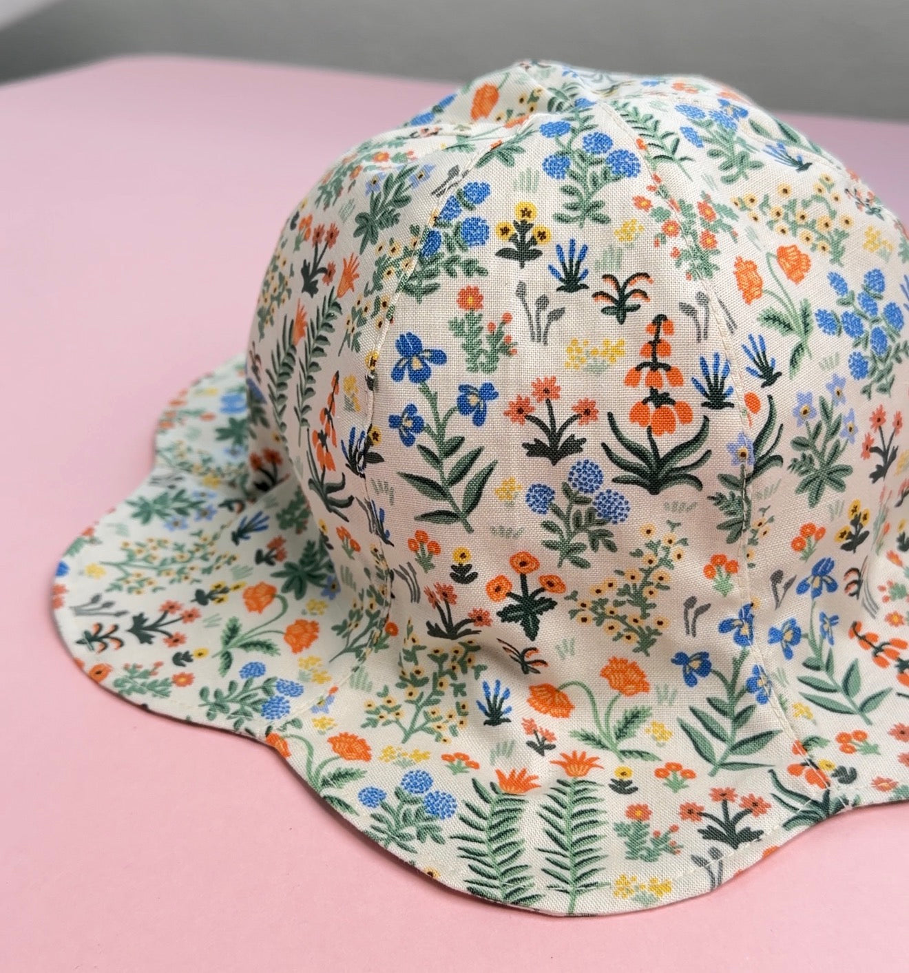 Strawberry Bucket Hat PDF Sewing Pattern, Baby Kids Adult Fruit Hat Pattern, Fully Lined, Printable US Letter Digital Pattern