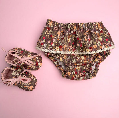 Handmade Baby Booties and bloomers.