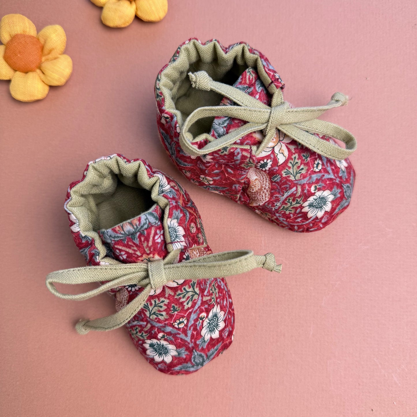 Handmade Baby Booties. Only 6 of 10 Pairs Left