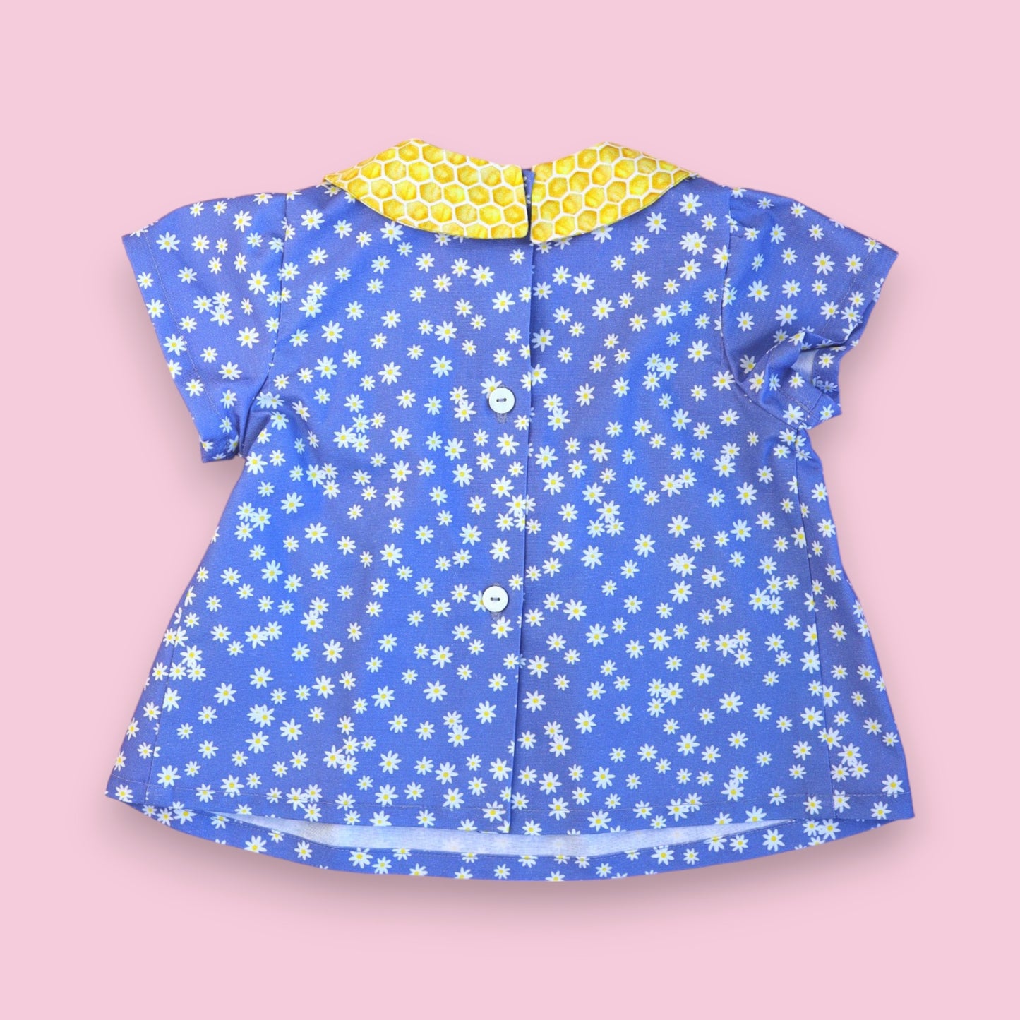 Premium Cotton Girl's Outfit: Blouse, Bloomers, Slippers, and Bow