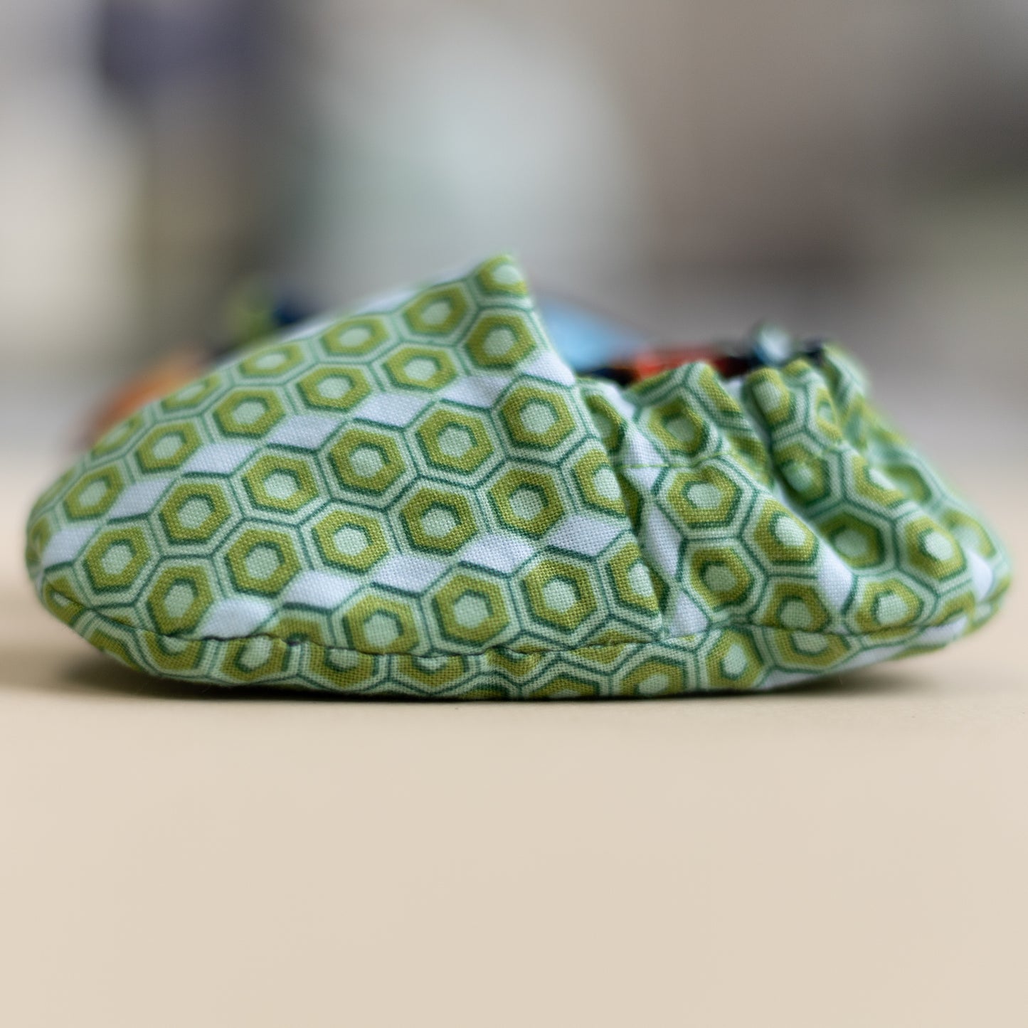 Dinosaurs Reversible Baby boy Slippers: Soft & Eco-Friendly Cotton, 0-24 Months