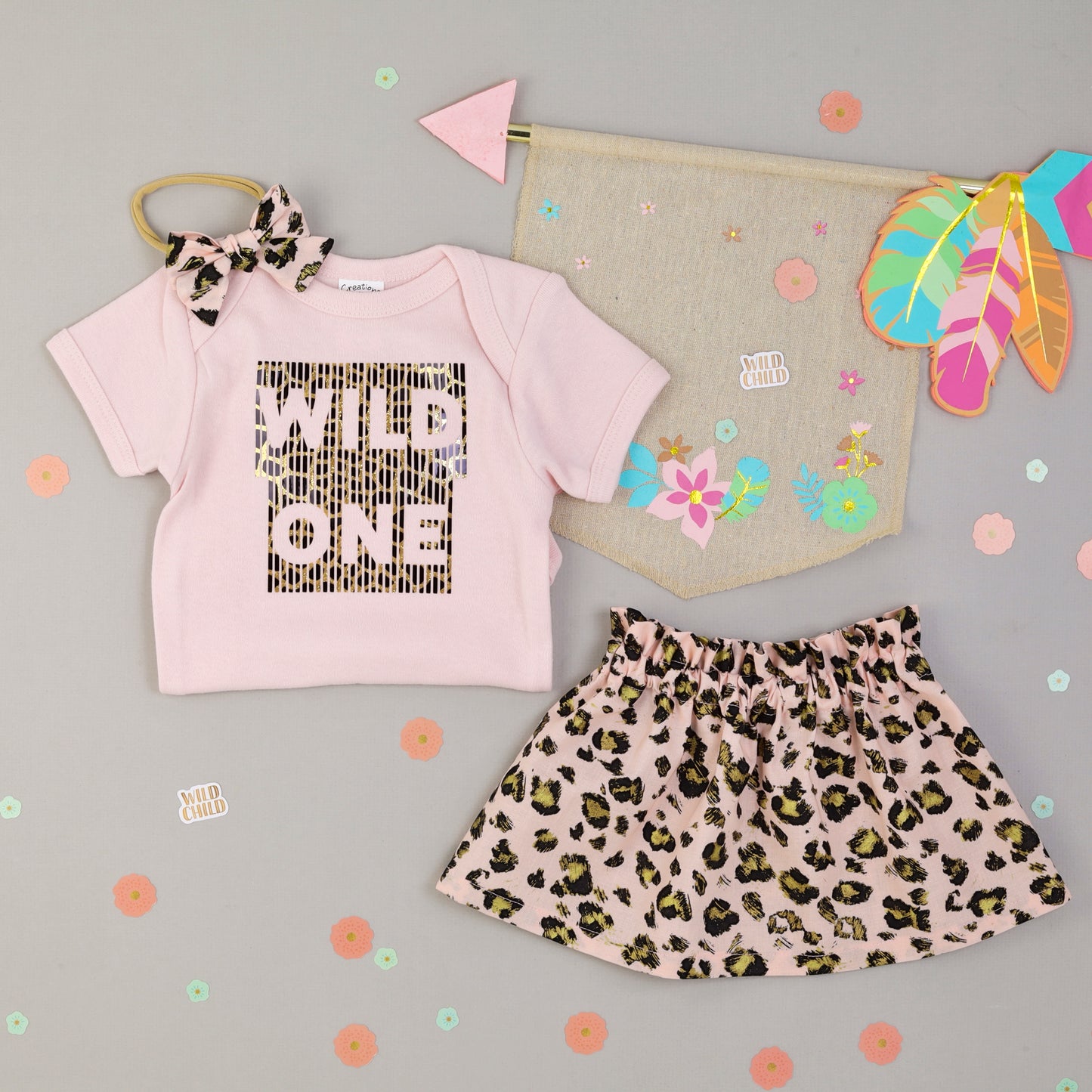 Wild one birthday girl outfit.